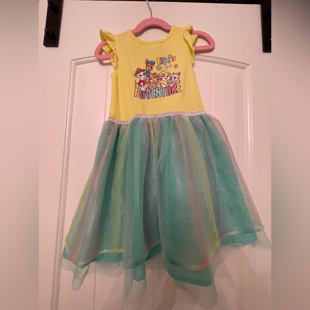 Nickelodeon Yellow Top with Pink Hanger